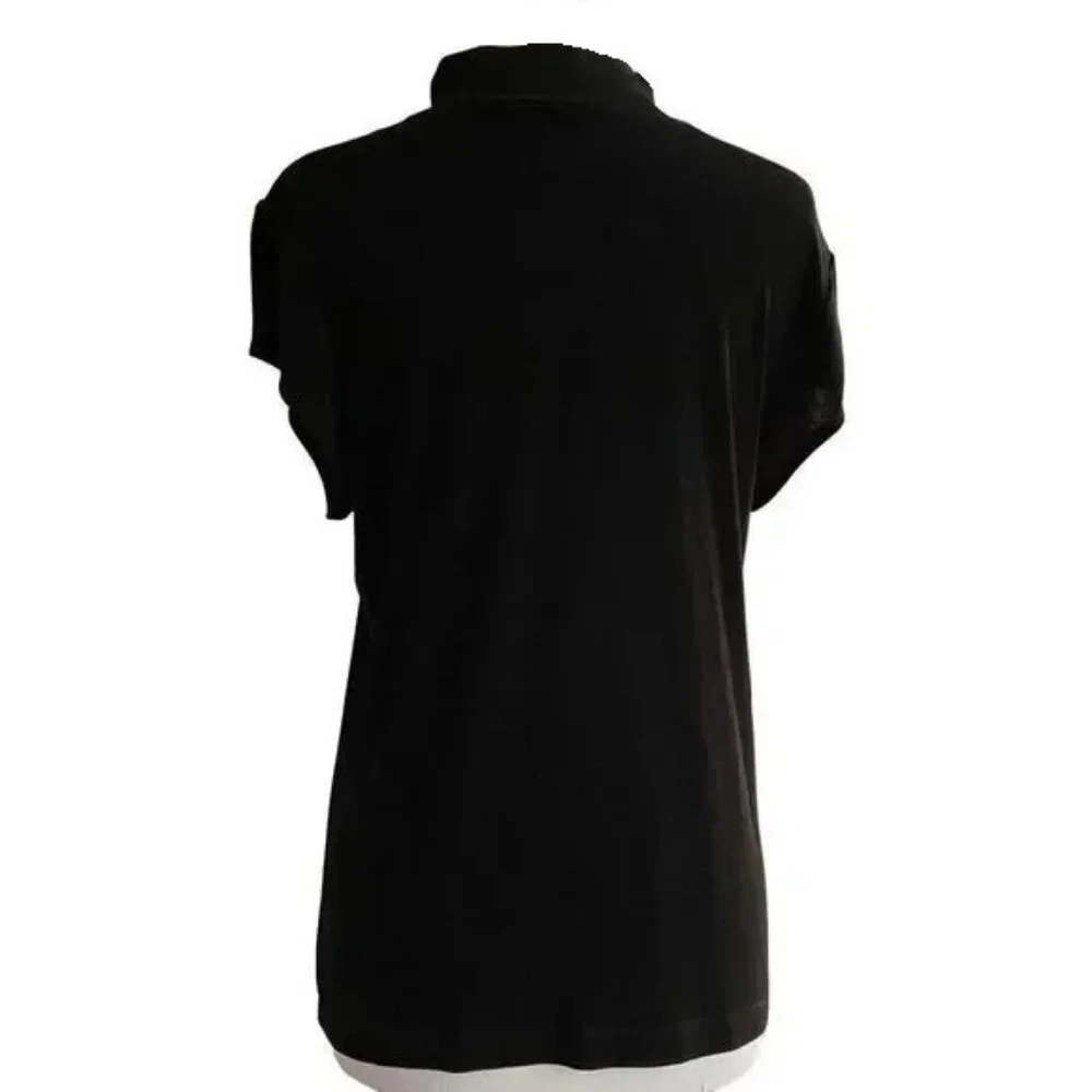 Chico's Travelers™ Mock Neck Top Size 2/Large - Picture 5 of 9